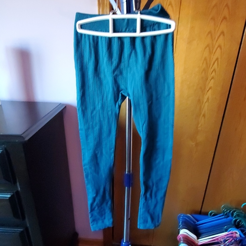 Teal Winter Leggins